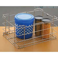 SS Wire Grain Trolley Basket