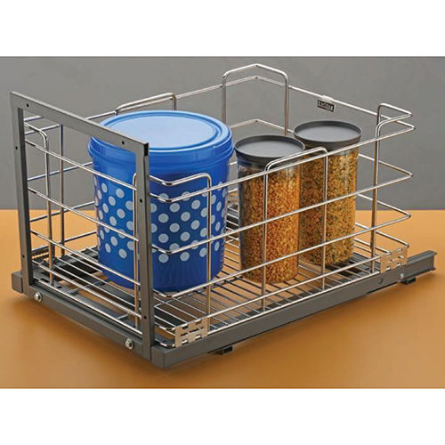 Ms Frame Grain Trolley Basket - Assembly: No Assembly Required