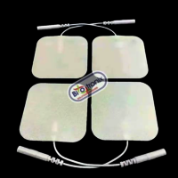Durable Self-adhesive Electrode Pads For Pulse Massagers - Professional Grade, 50x50mm, 6 Sets (24 Electrodes), Works With Tens/ems, Skin-friendly