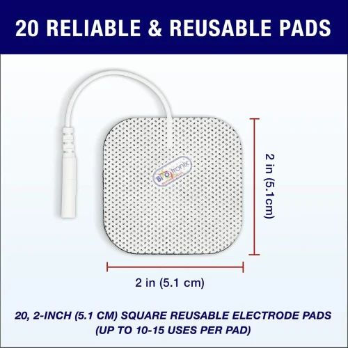 durable self-adhesive electrode pads for pulse massagers