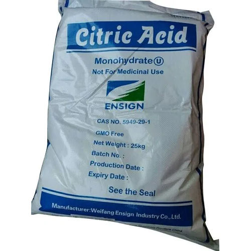 5949-29-1 Citric Acid Monohydrate - Application: Industrial