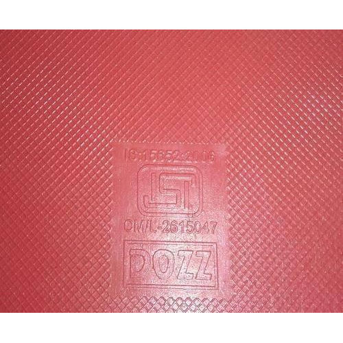 Electrical Panel Mat - Color: Red