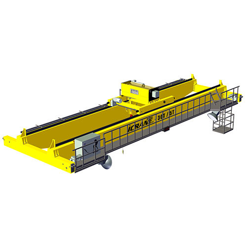 Double Girder Eot Crane - Color: Yellow Paint Coated