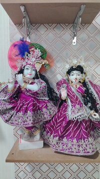 Marble Radha Krishan Staue