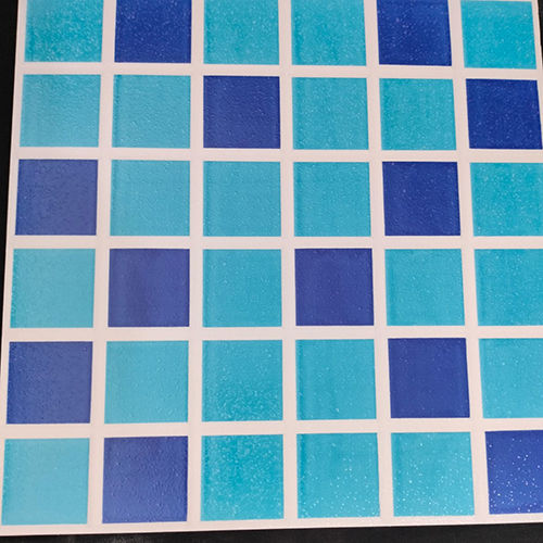 12x12 Florescent Blue Random ceramic tiles