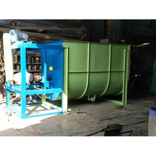 Ribbon Blender Powder Mixer - Color: Green And Blue