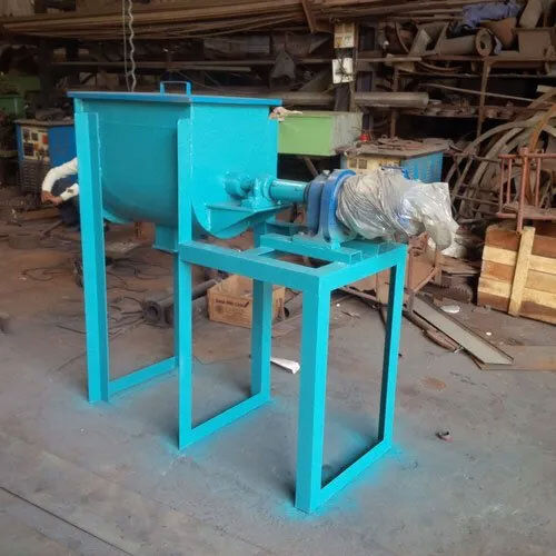 Ribbon Blender Mixing Machine - Color: Blue