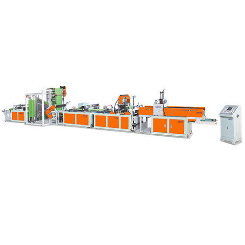 Non Woven Bag Making Machine with Online U Cut Punching