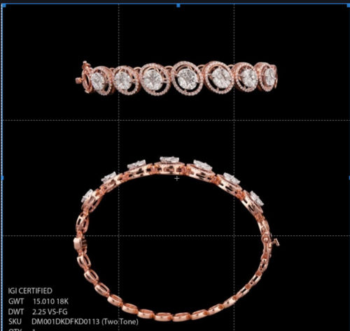 Real Diamond women Bracelet