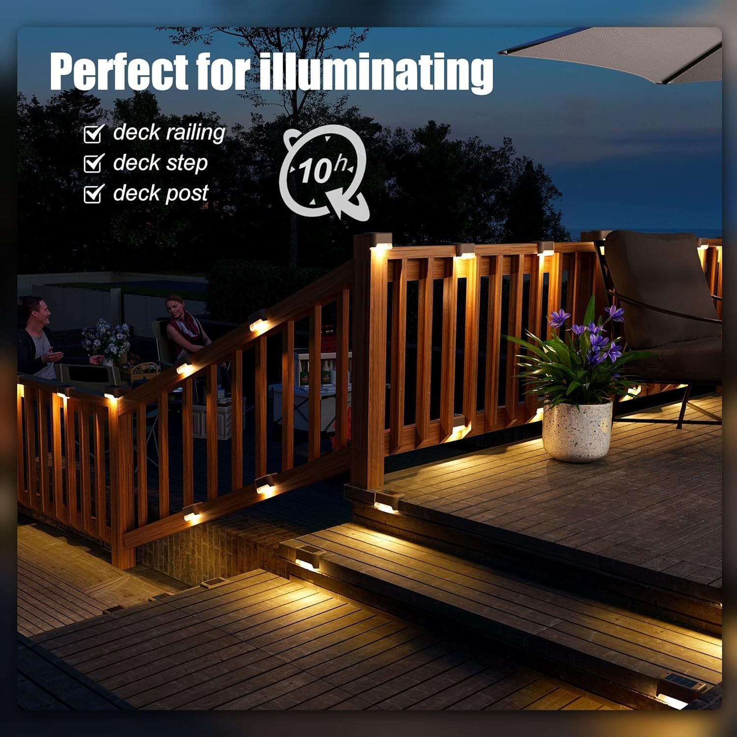 SOLAR DECK LIGHT (SET OF 4)