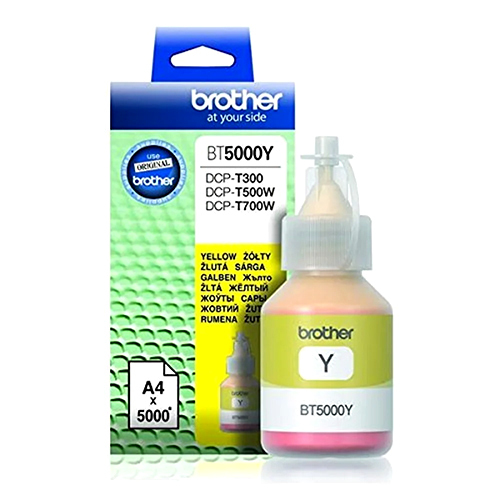 Brother Bt5000Y Ink Bottle - Color: Yellow