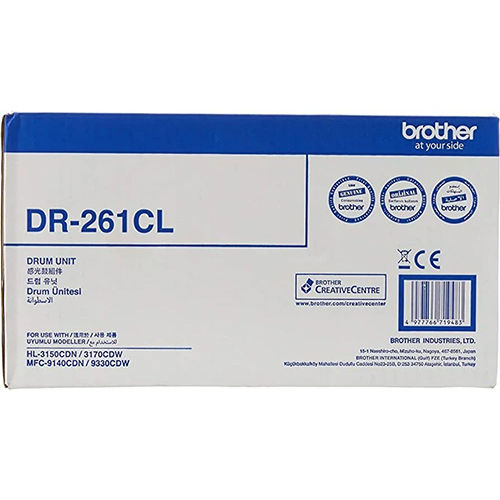 Brother Dr-261Cl Drum Cartridge - Color: Black