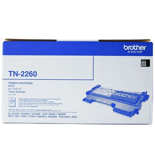 Brother Tn-2260 Toner Cartridge - Color: Black