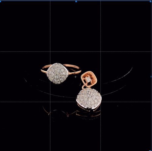 Real diamond earrings