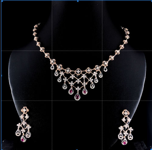 Real Diamond Necklace set 3