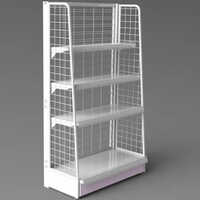 Wire Display Rack - Stainless Steel, Various Sizes Available - Customizable Color Options For Commercial Use