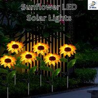 SOLAR SUNFLOWER GARDEN LIGHT (2 PIECE)