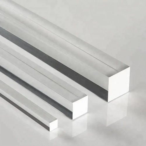 Mild Steel Square Bar - Finish: Polished