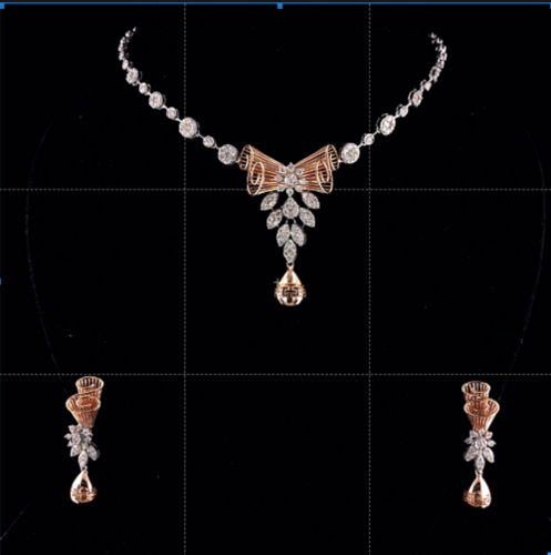 Real Diamond Necklace set 4