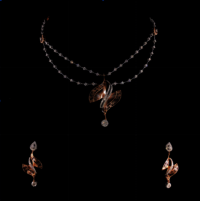 Real Diamond Necklace Set - Luxurious 18k Gold Finish | Exquisite Craftsmanship, Elegant Design For Weddings
