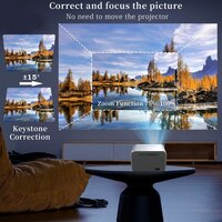 TS PROJETOR 4K SMART LED  MULTIMEDIA PROJECTOR