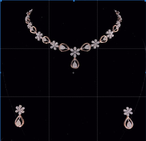 Real Diamond Necklace set 7