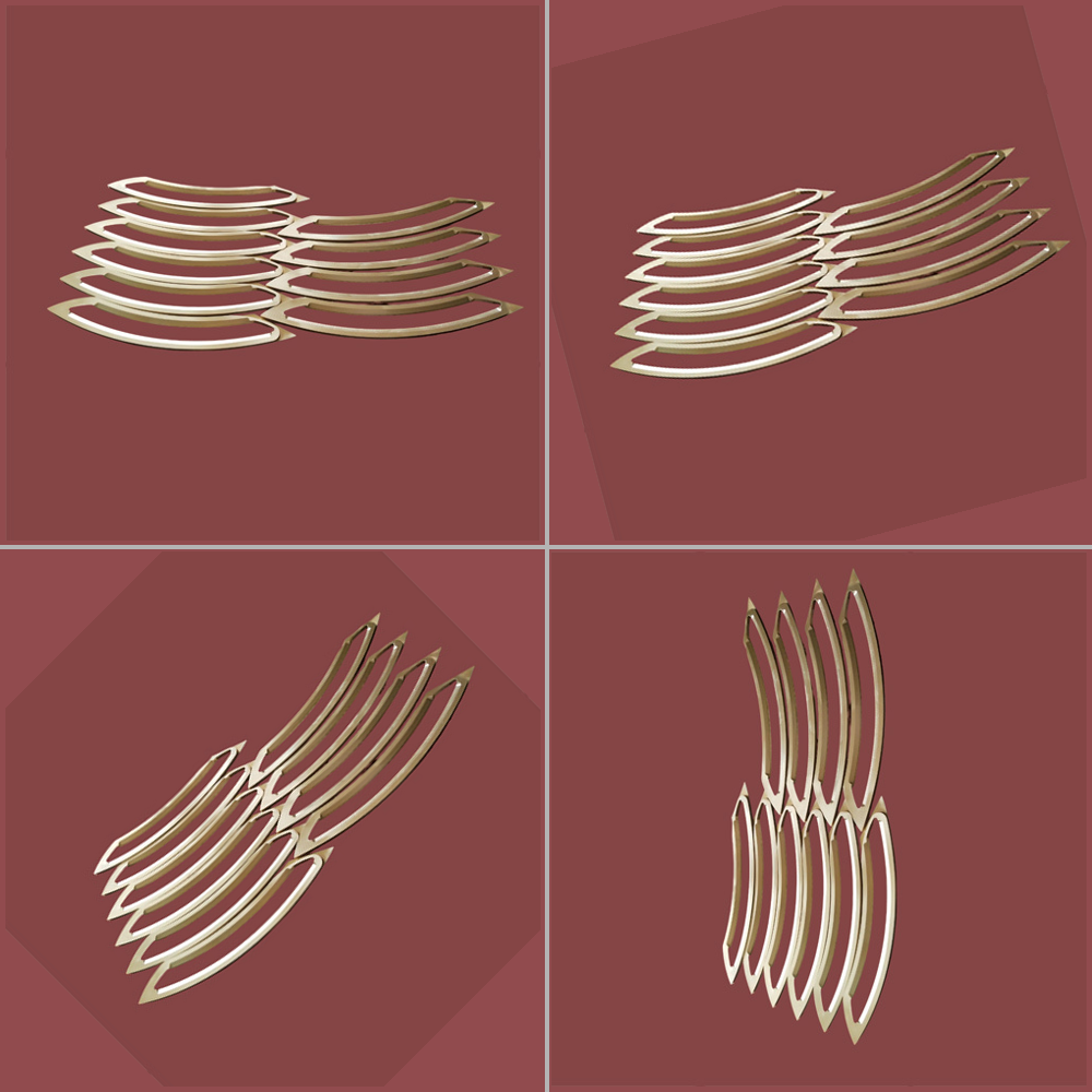 Feed Frame - Color: Gold
