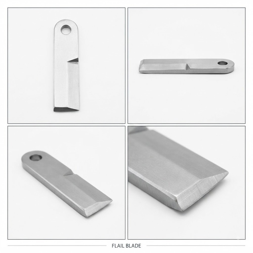 Multi Mill Blades - Metal, Polished Finish | Silver | Industrial Use, Warranty Included