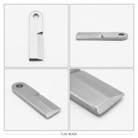 Multi Mill Blades - Metal, Polished Finish | Silver | Industrial Use, Warranty Included