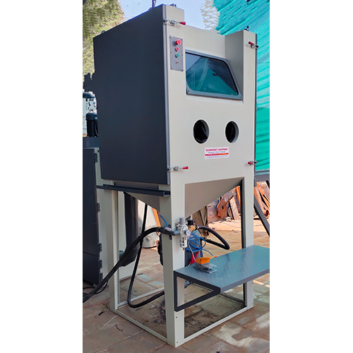 Pressure Blast Shot Blasting Machine