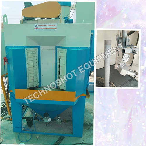 Non Stick Cookware Special Abrasive Sand Blasting Machine - Color: Blue White