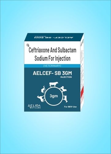 Ceftriaxone sulbactam 3 gm veterinary injection supplier and third party manufacturing company in India