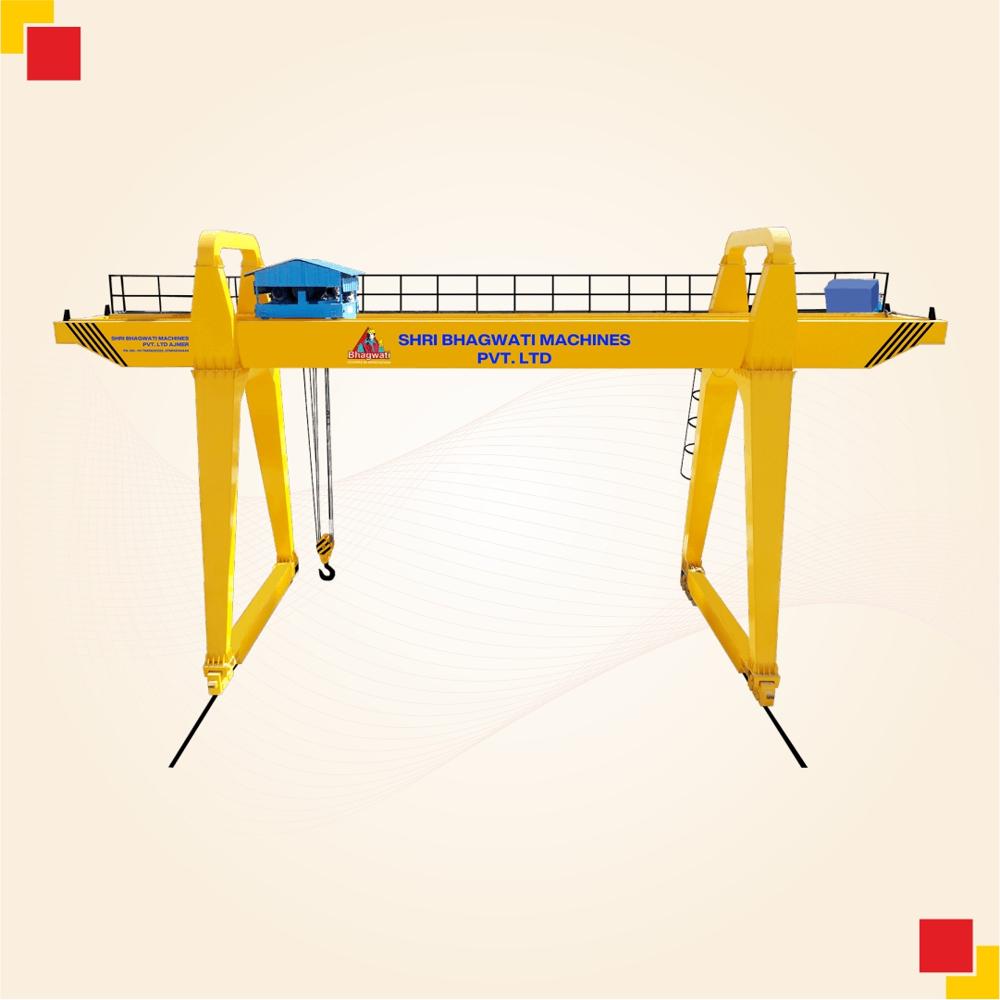 100 Ton Double Girder Gantry Crane - Height: 55 Foot (ft)