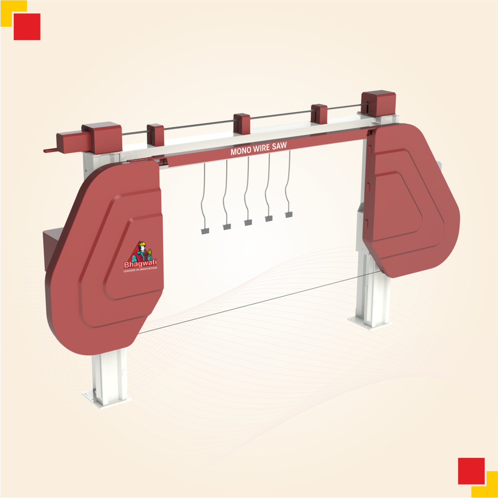 True Cut D1 Mono Single Diamond Wiresaw Machine - General Use: Industrial