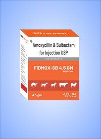 Amoxicillin sulbactam 4.5 gm veterinary injection supplier and third party manufacturing company in India