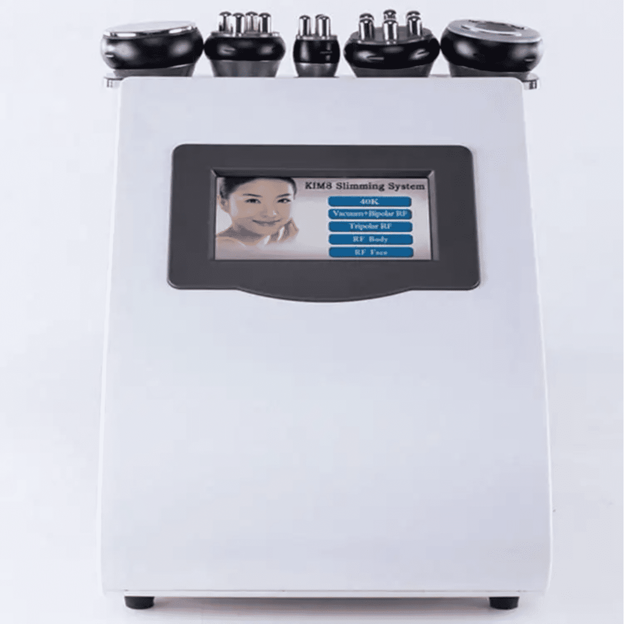 Biotronix 6 In1 kim 8 40k Ultrasonic liposuction Cavitation Pads Vacuum RF Skin Salon Slimming