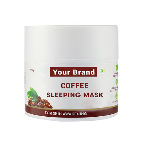 Coffee Sleeping Face Mask - Characteristics: 100% Safe