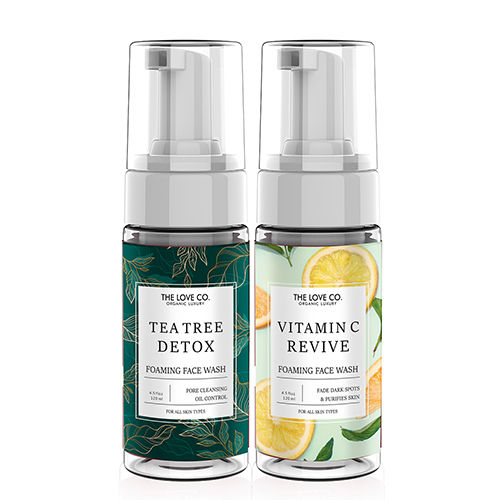 Tea Tree Detox and Vitaminc Revive Face Wash Combo Set