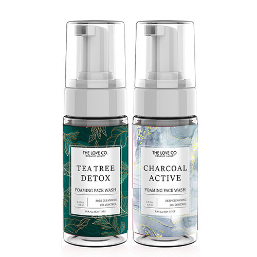 Tea Tree Detox and Charcoal Active Face Wash Combo Set