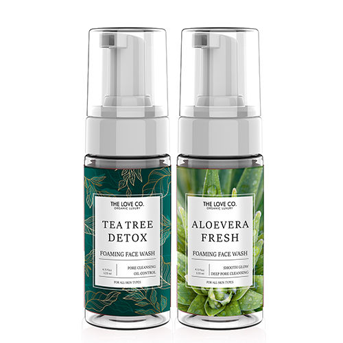 Tea Tree Detox And Aloevera Fresh Face Wash Combo Set - Ingredients: Minerals