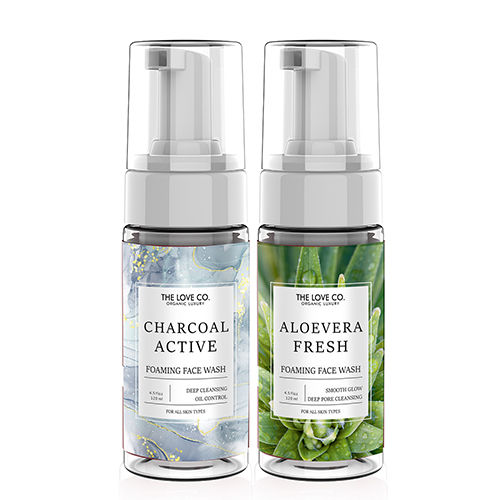 Charcoal Active and Aloevera Fresh Face Wash Combo Set