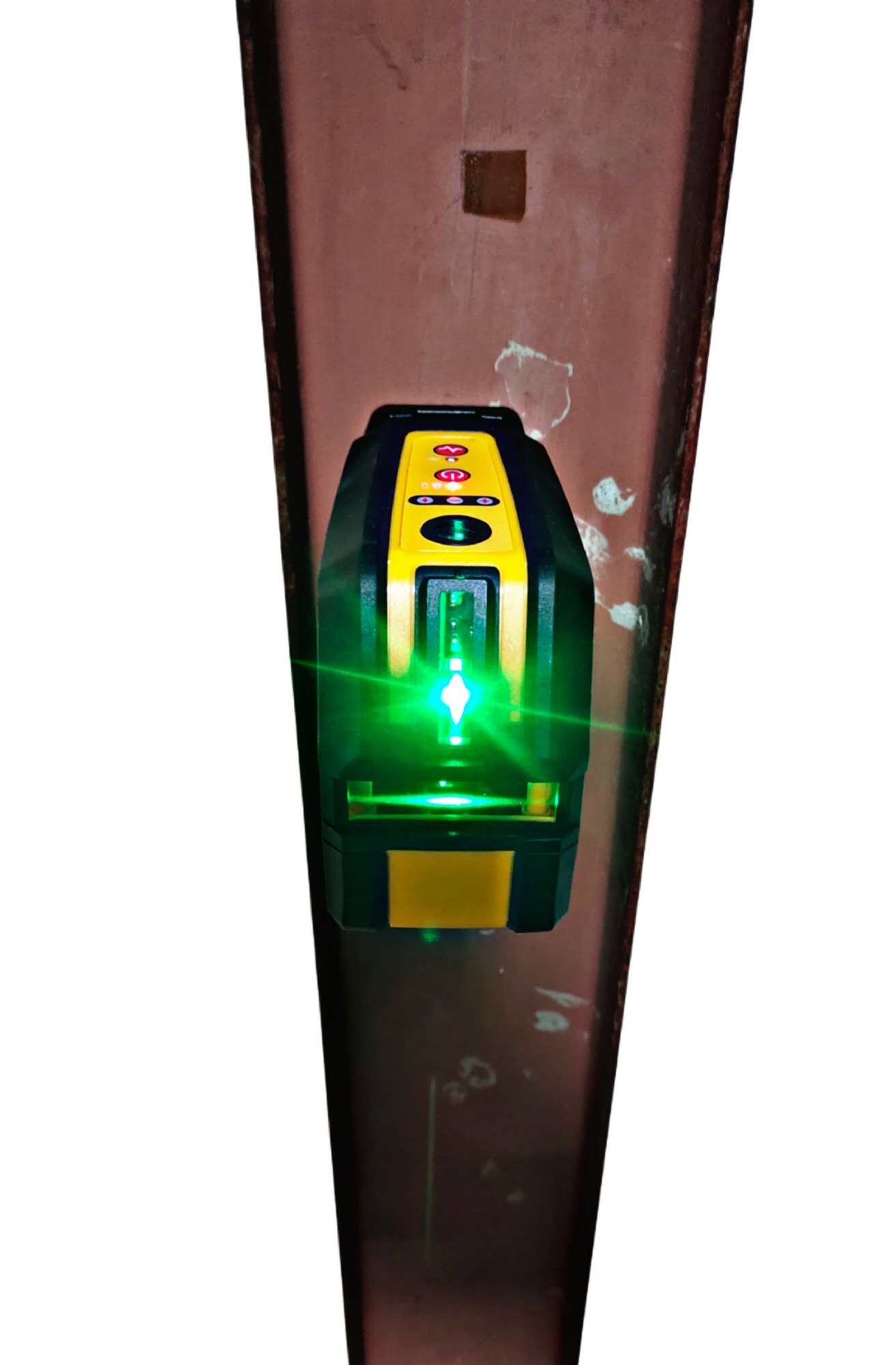 PREXISO GREEN-BEAM CROSS LINE LASER LEVEL WITH PLUMB POINTS