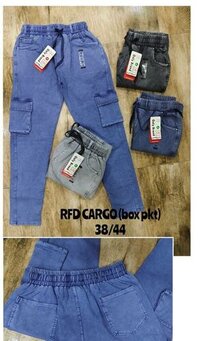 Looper Denim Lower - Cotton, L/xl/xxl/m Sizes | Available In 4 Colors, Breathable, Quick Dry, Cool Dry, Washable, Suitable For Male Wear