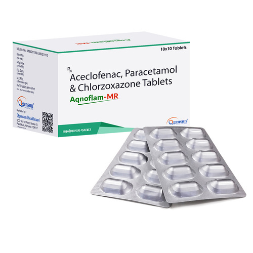 Aceclofenac Paracetamol And Chlorzoxazone Tablets