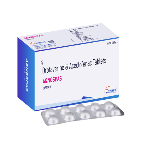 Drotaverine And Aceclofenac Tablets