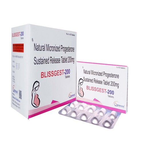Natural Micronized Oral, Plant-Derived Progesterone Sustained Release Tablets