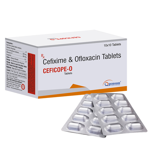 Cefixime and Ofloxacin Tablets