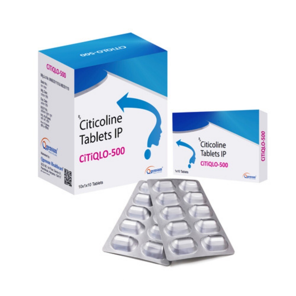Citicoline Tablets Ip ( Francise ) - Brand Name: Citiql0-500