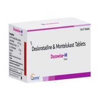 Desloratadine And Montelukast Tablets - 5mg Desloratadine And 10mg Montelukast | Allergy And Asthma Relief, General Medicines, Store In A Dry Place