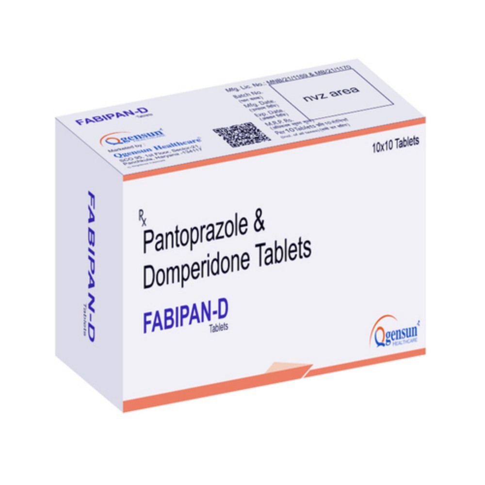 Pantoprazole And Domperidone Tablets - Salt Composition: 40 mg Pantoprazole, 10 mg Domperidone | Dosage as Per Healthcare Suggestion, Store in Dry Place